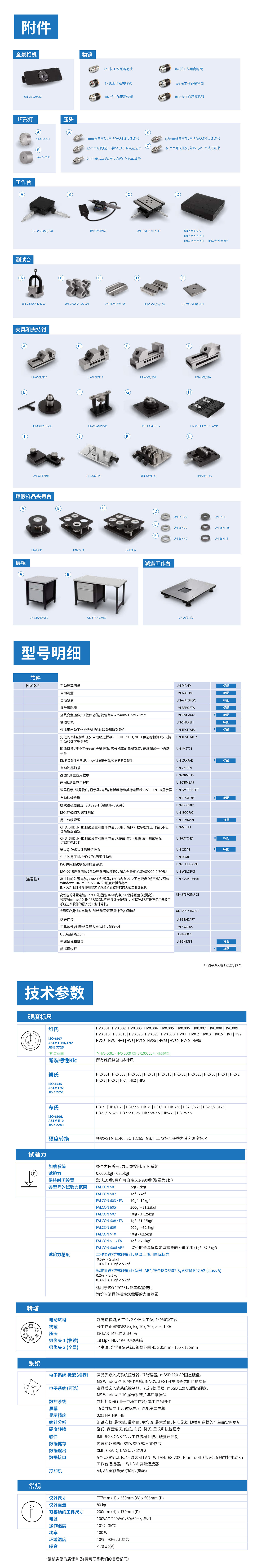 FALCON600系列维氏硬度计7