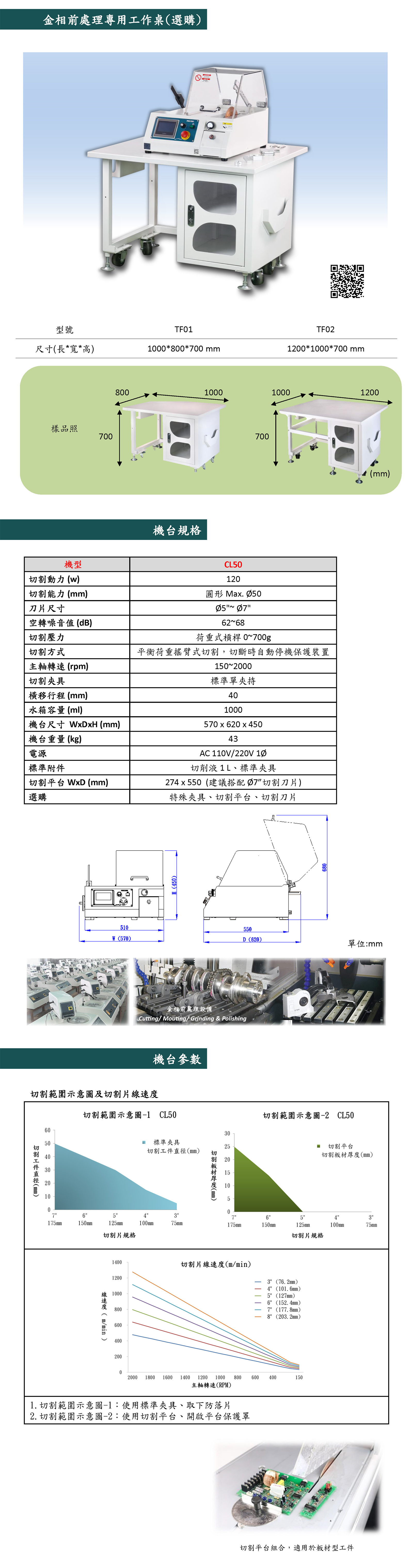  CL-50精密钻石切割机