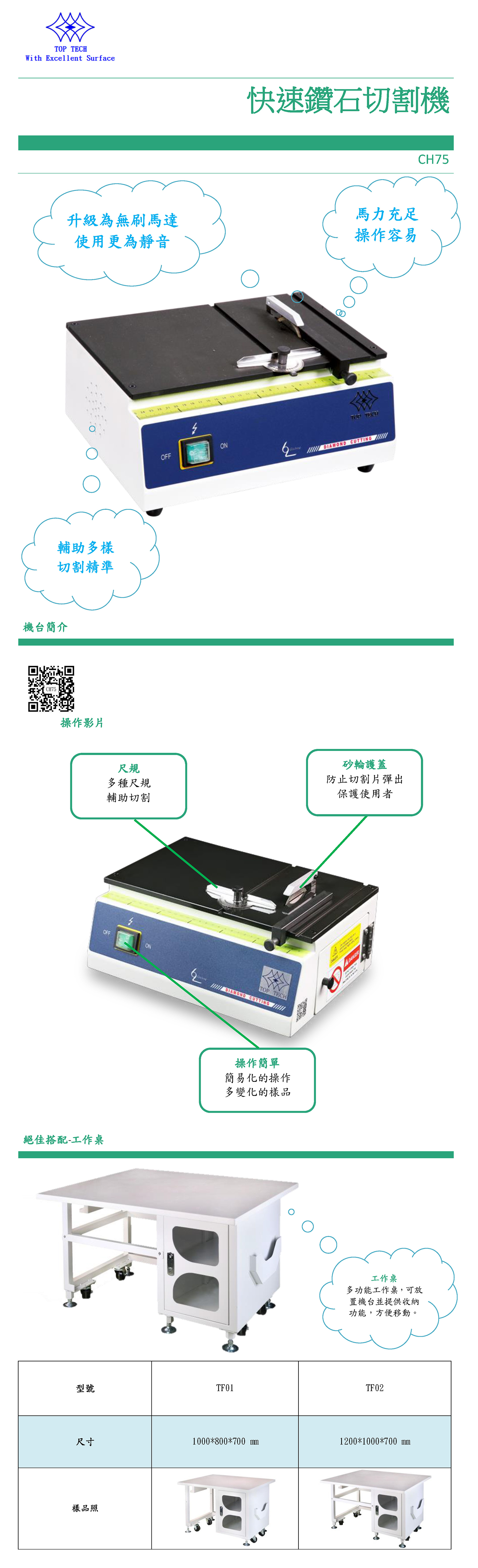  CH75快速钻石切割机1