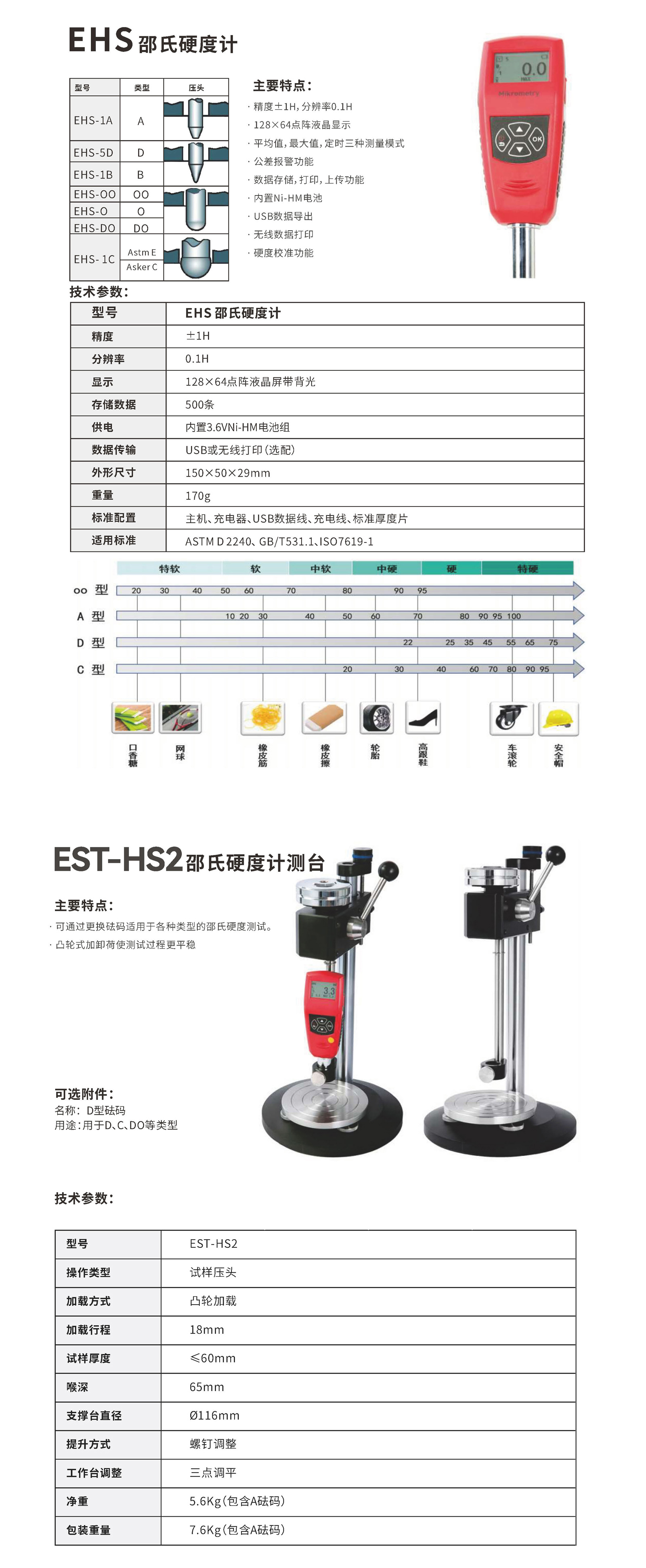 EHS邵氏硬度计